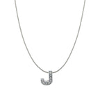 Silver CZ Initial Alphabet Letter A Necklace Pendant Chain Bulk