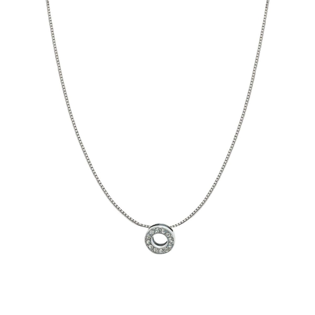 Silver CZ Initial Alphabet Letter A Necklace Pendant Chain Bulk