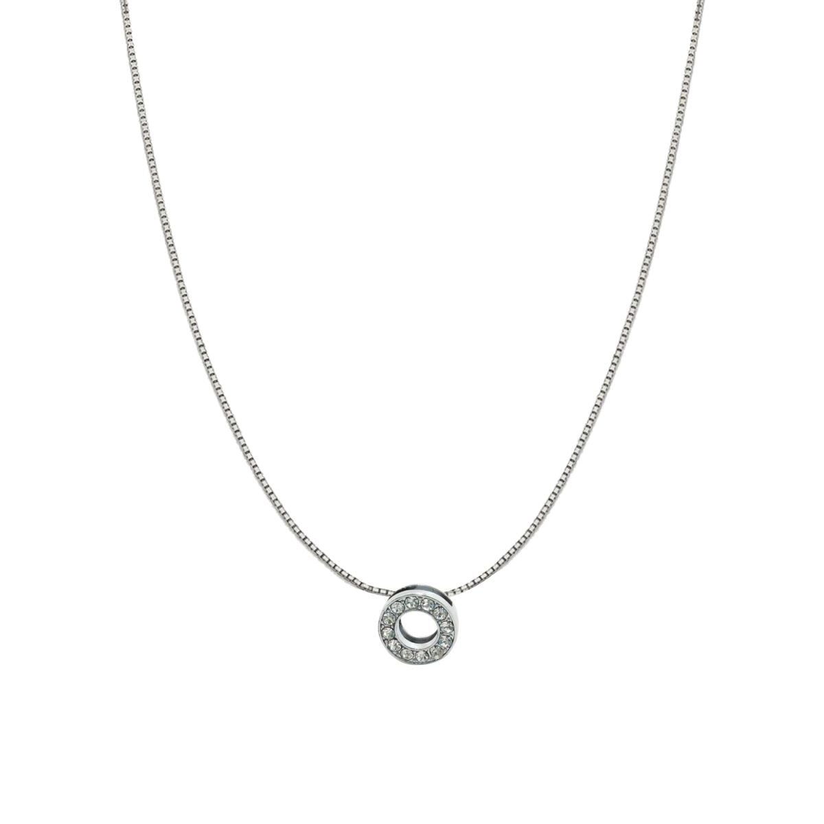Silver CZ Initial Alphabet Letter A Necklace Pendant Chain Bulk
