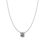 Silver CZ Initial Alphabet Letter A Necklace Pendant Chain Bulk