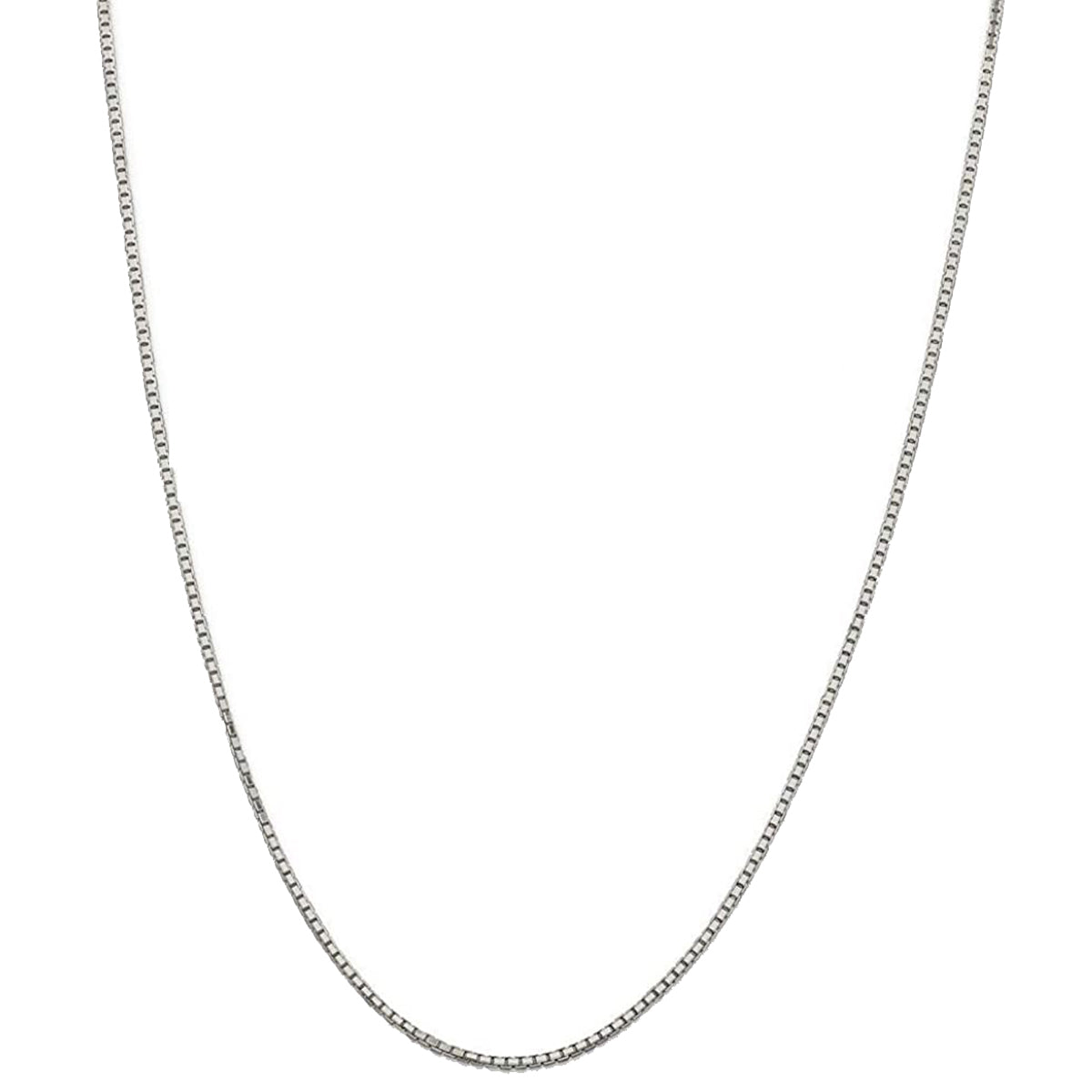 Slim Box Silver Copper Necklace Chain For Women Bulk Secondary image