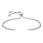 Silver Slim Box Slider American Diamond Adjustable Extender Chain Ball Ends Accessory For Diy 9" Bracelet For Women Girls