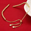 Gold Slim Box Slider Ball Chain Adjustable Extender Chain Ball Ends Accessory For Diy 9" Bracelet For Women Girls
