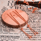 Rose Gold Slim Box Slider Adjustable Extender Chain Ball Ends Accessory For Diy 9" Bracelet For Women Girls