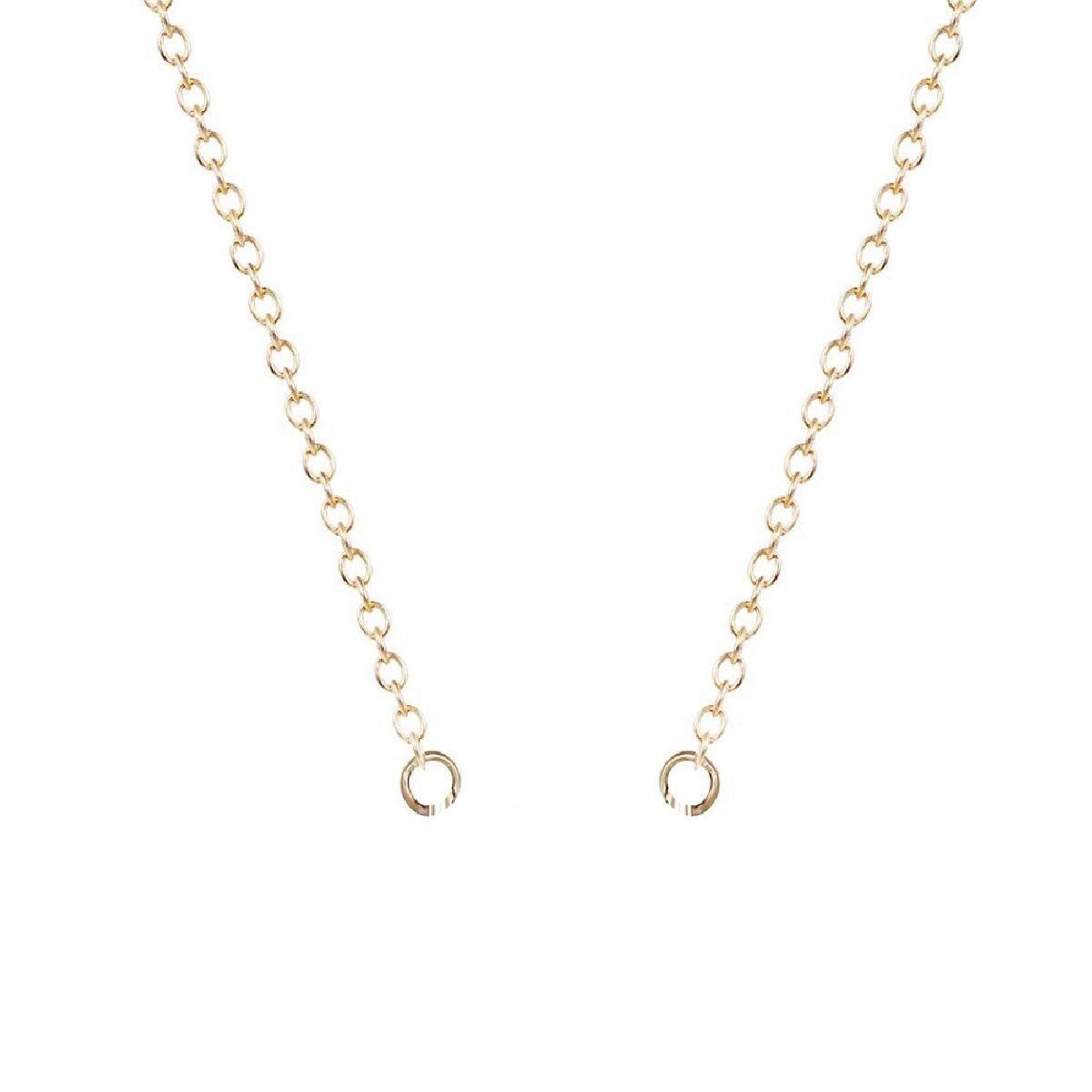 Slim Link Gold Copper Necklace Chain For Women Bulk Secondary image