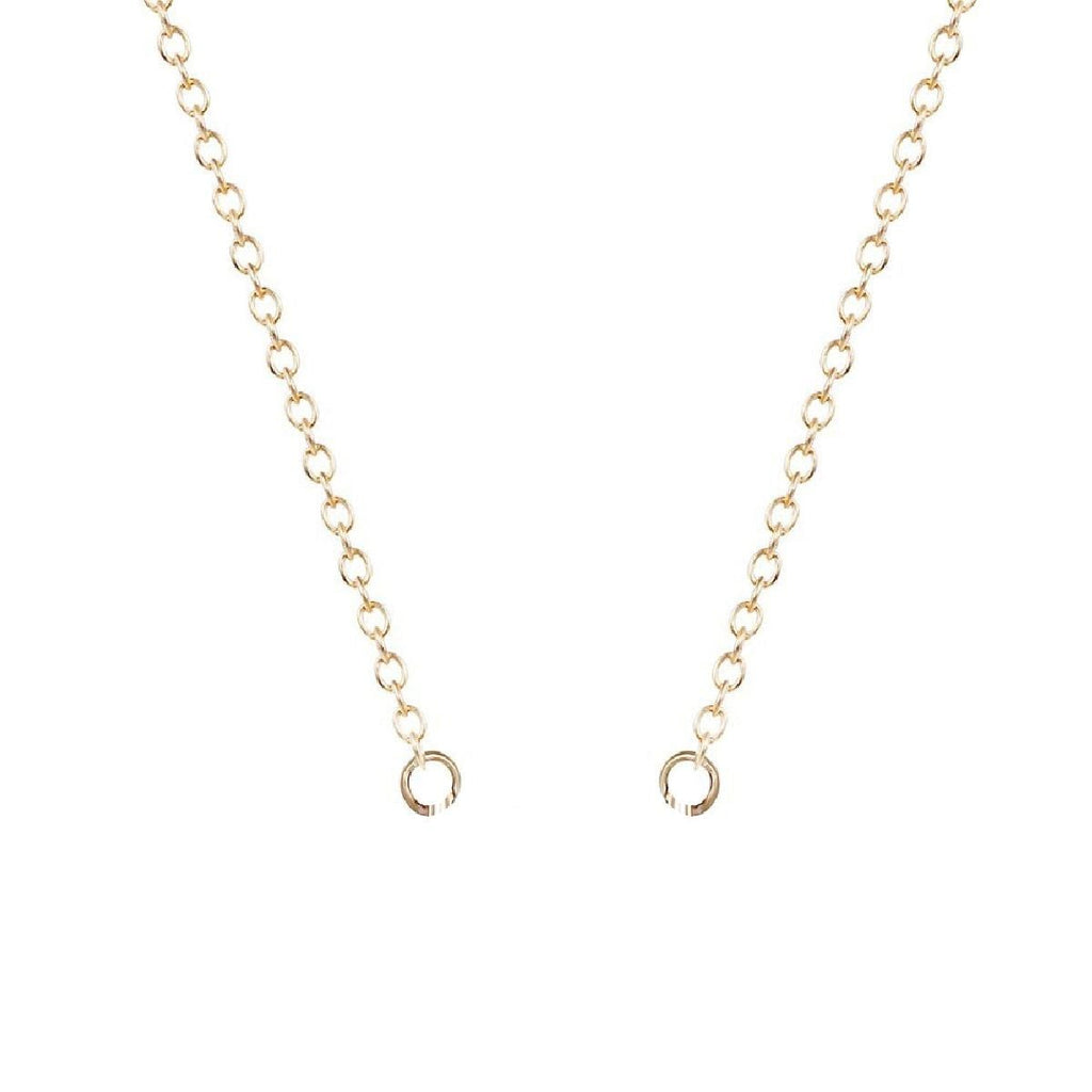 Slim Link Gold Copper Necklace Chain For Women Bulk