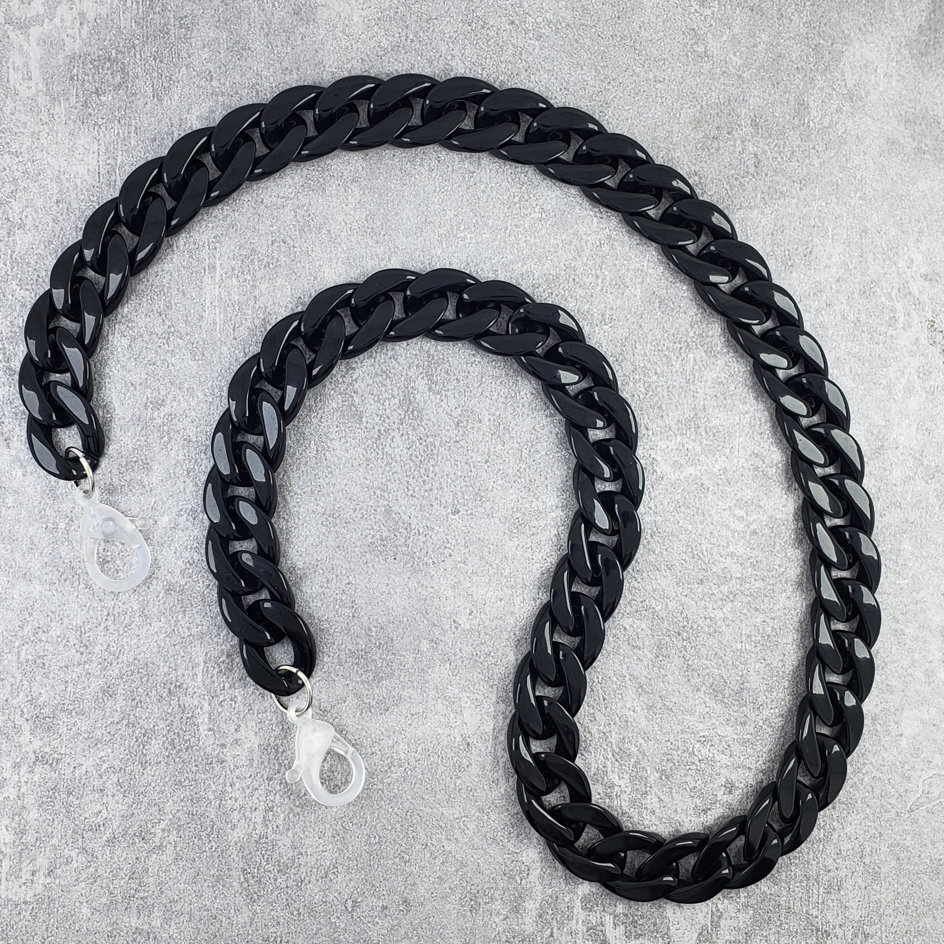 Black Polymer Mask Chain For Women Bulk