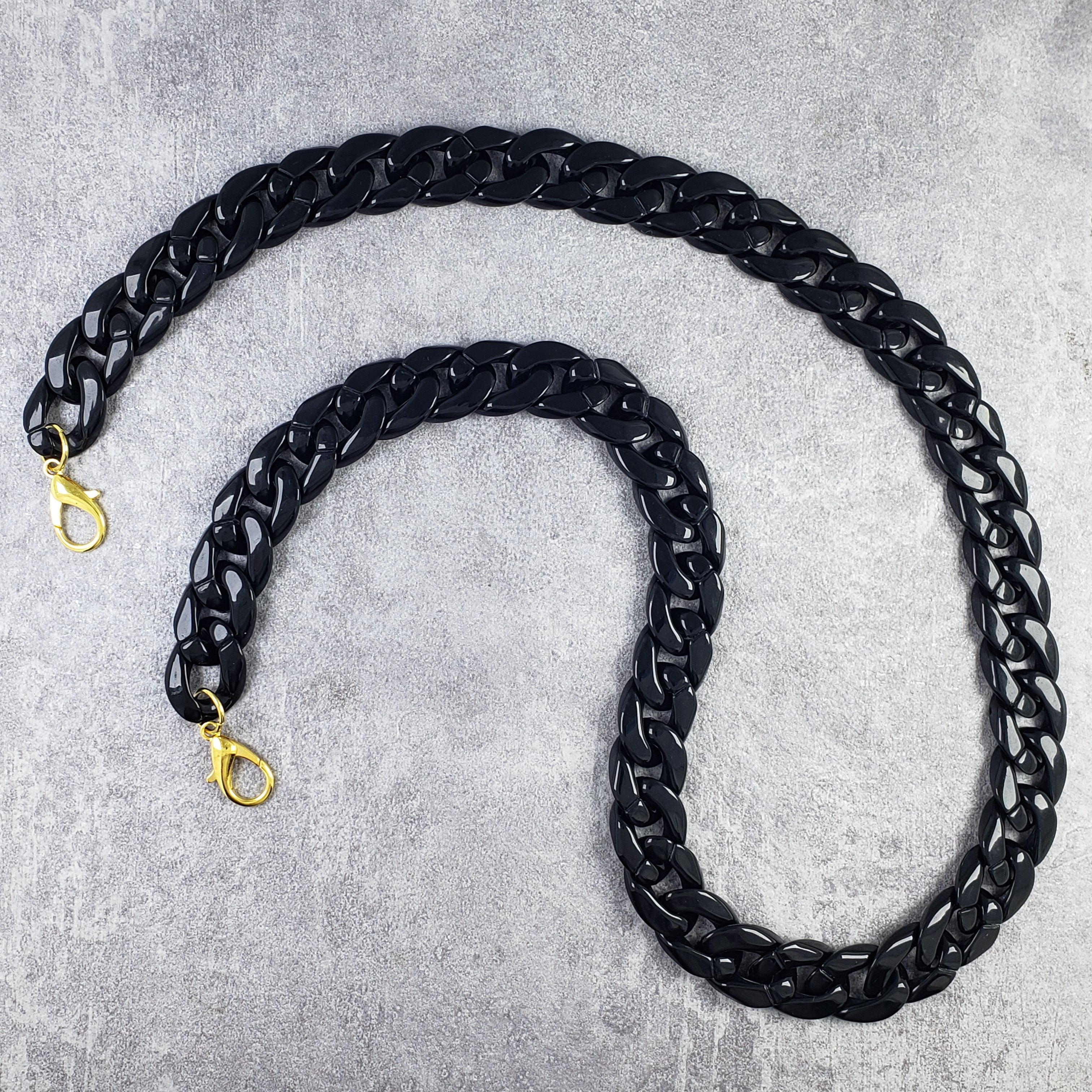 Black Polymer Mask Chain For Women Bulk