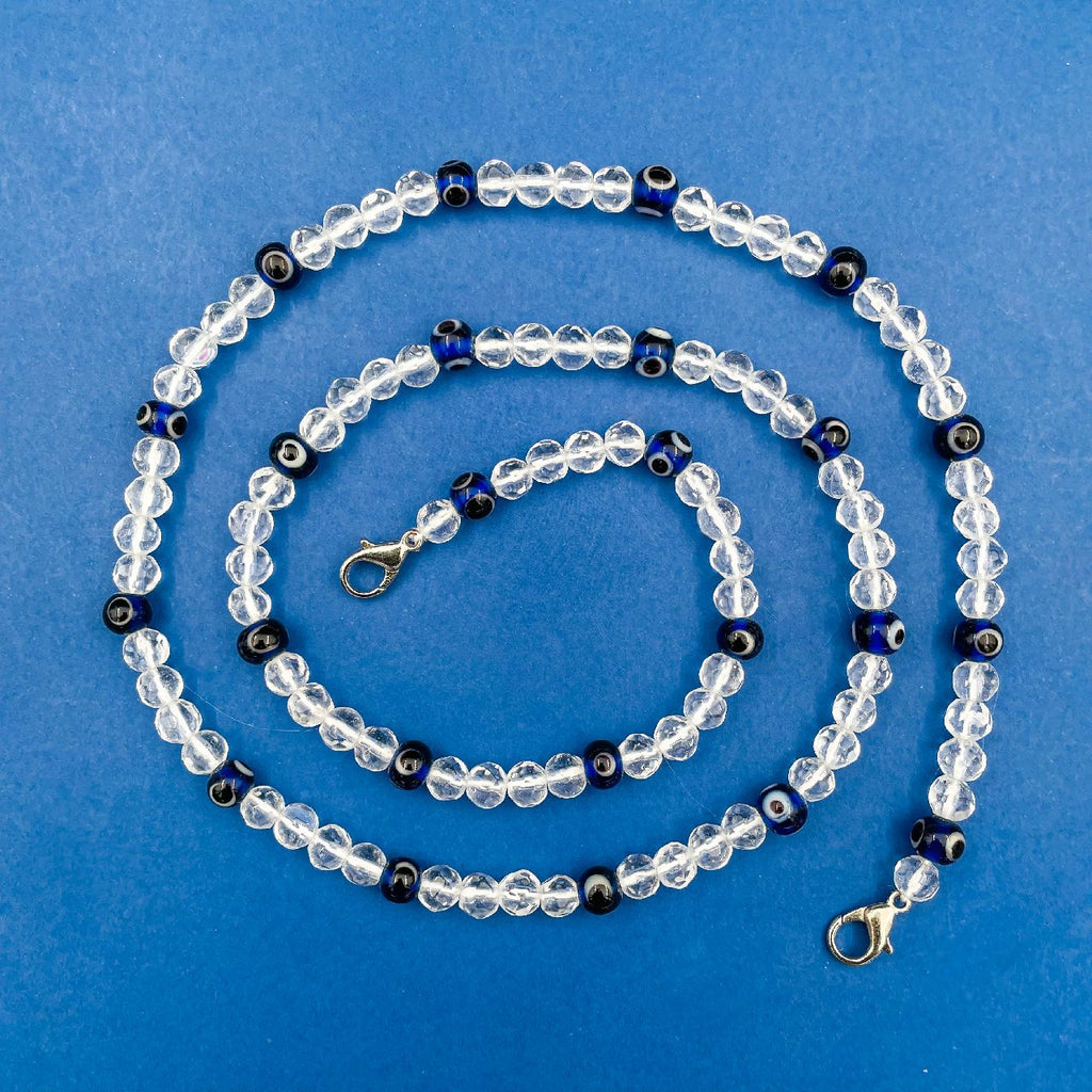 Transparent White Black Beads Mask Chain For Women Bulk