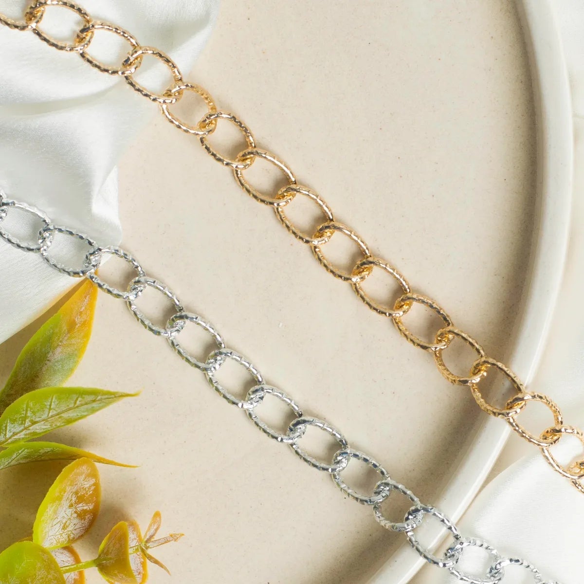 Aluminium Size 11 Mm Width 1 Meter Chain Women Unisex Men Bulk