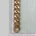 Aluminium Size 22 Mm Width 1 Meter Chain Women Unisex Bulk