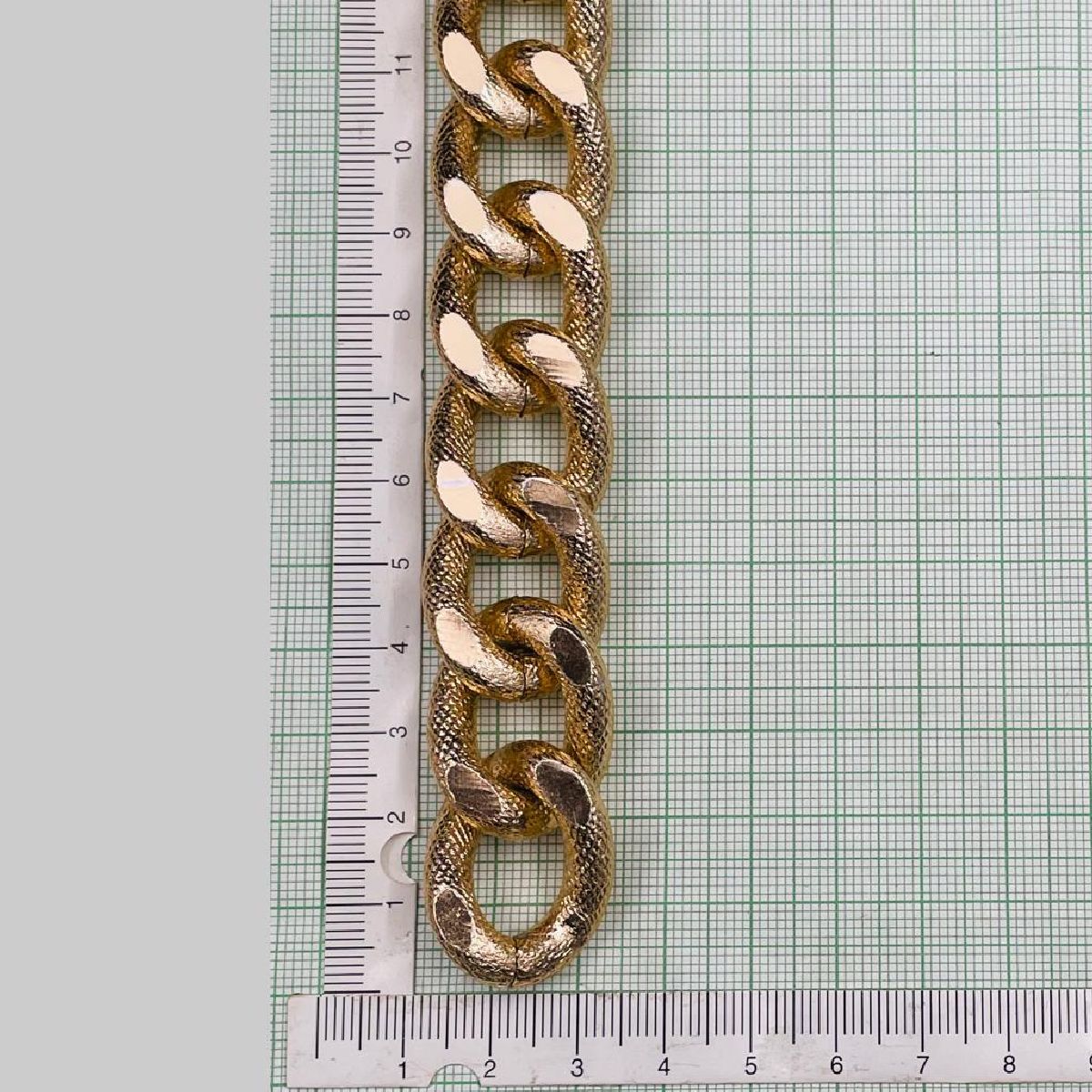 Aluminium Size 22 Mm Width 1 Meter Chain Women Unisex Bulk