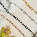 Aluminium Size 6 Mm Width 1 Meter Chain Women Unisex Bulk