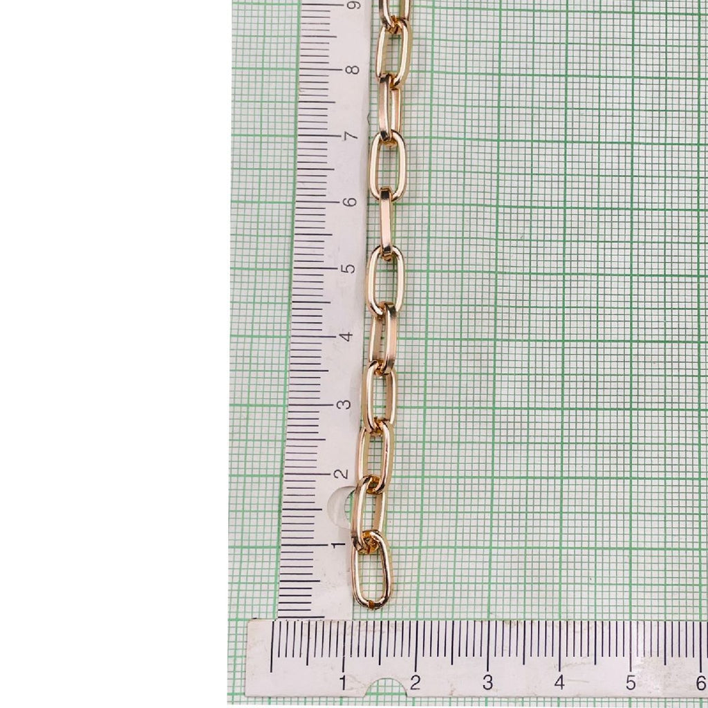 Aluminium Size 6 Mm Width 1 Meter Chain Women Unisex Bulk