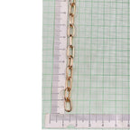 Aluminium Size 6 Mm Width 1 Meter Chain Women Unisex Bulk