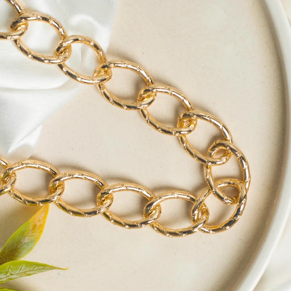 Aluminium Size 20 Mm Width 1 Meter Necklace Chain Women Unisex Bulk