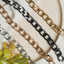 Aluminium Size 15 Mm Width 1 Meter Chain Women Unisex Bulk