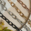 Aluminium Size 16 Mm Width 1 Meter Chain Women Unisex Men Bulk
