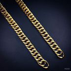 Aluminium Size 14 Mm Width 1 Meter Necklace Women Unisex Bulk