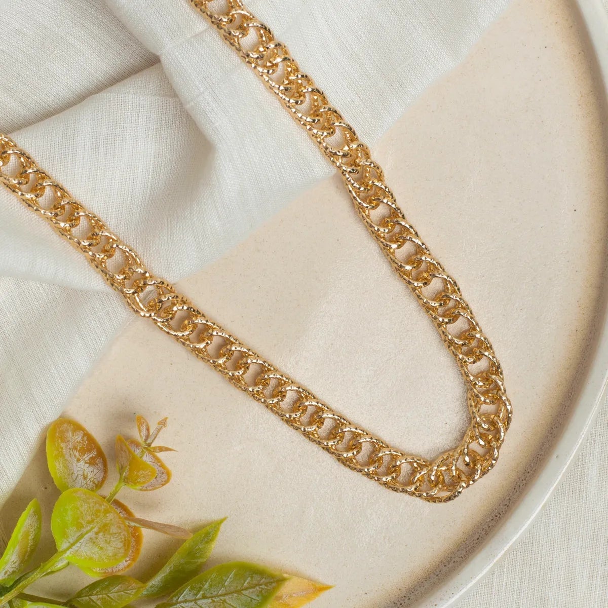 Aluminium Size 10 Mm Width 1 Meter Necklace Chain Women Bulk Main image