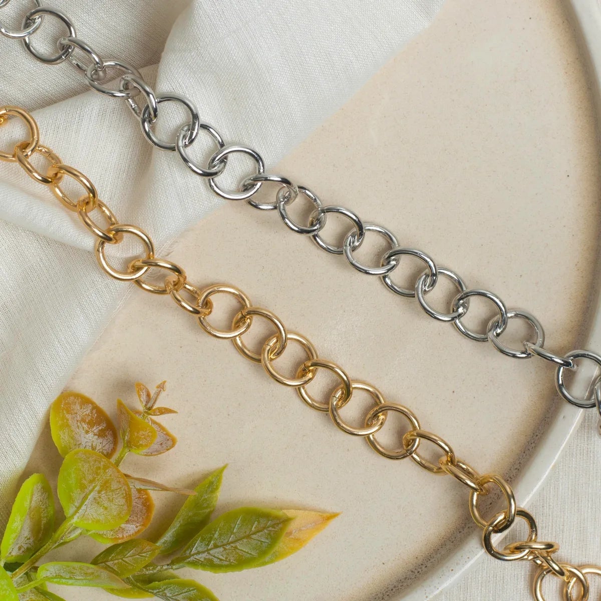 Aluminium Size 15 Mm Width 1 Meter Chain Women Men Bulk Main image