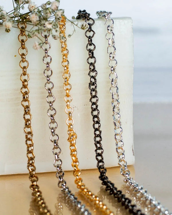Iron O Shaped Size 4 Mm 100G Chain Women Unisex Bulk Main image