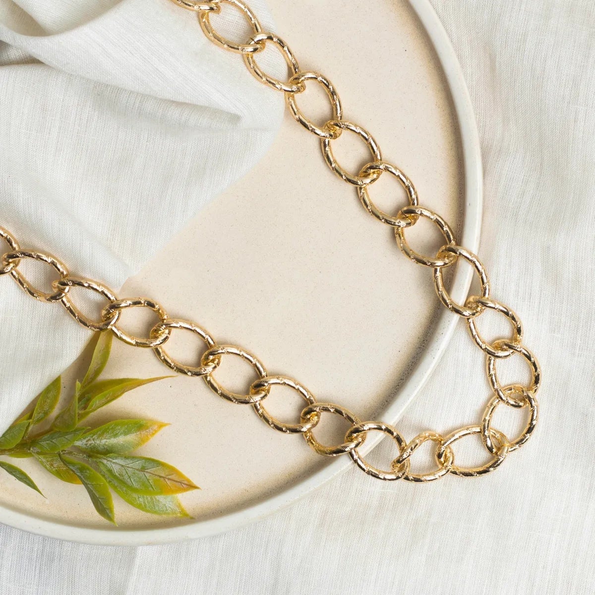 Aluminium Size 20 Mm Width 1 Meter Chain Women Unisex Men Bulk