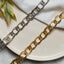 Aluminium Oval Plain 17 Mm Width 1 Meter Chain Women Unisex Bulk