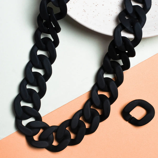 Acrylic Link Sunglasses Necklace Holder 1 Meter 32 Mm Mask Chain Bulk Main image