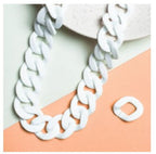 Acrylic Link Sunglasses Necklace Holder 1 Meter 32 Mm Mask Chain Bulk