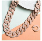 Acrylic Link Sunglasses Necklace Holder 1 Meter 32 Mm Mask Chain Bulk