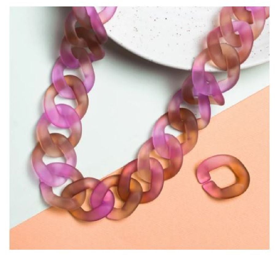 Two Tone Acrylic S Face Lanyard Or Sunglasses Holder 1 Meter 32 Mm Mask Chain Women Unisex
