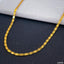 Copper 22K Gold Slim Italian Designer Necklace Chain For Men Bulk