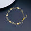 Butterfly Heart Star Gold Pearl Copper Link Charm Bracelet Women Bulk
