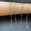 3Mm Ball Links 18K Gold Anti Tarnish Necklace Chain 20 Inches Bulk
