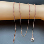 Link Chain 18K Gold Anti Tarnish Necklace Chain 20 Inches Women Bulk