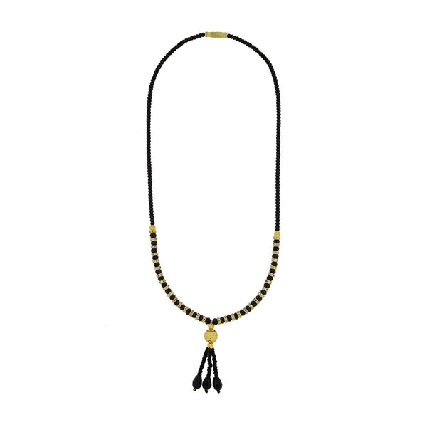 Traditional Designer Black Beads CZ Gold Necklace Mangalsutra Bulk Secondary image