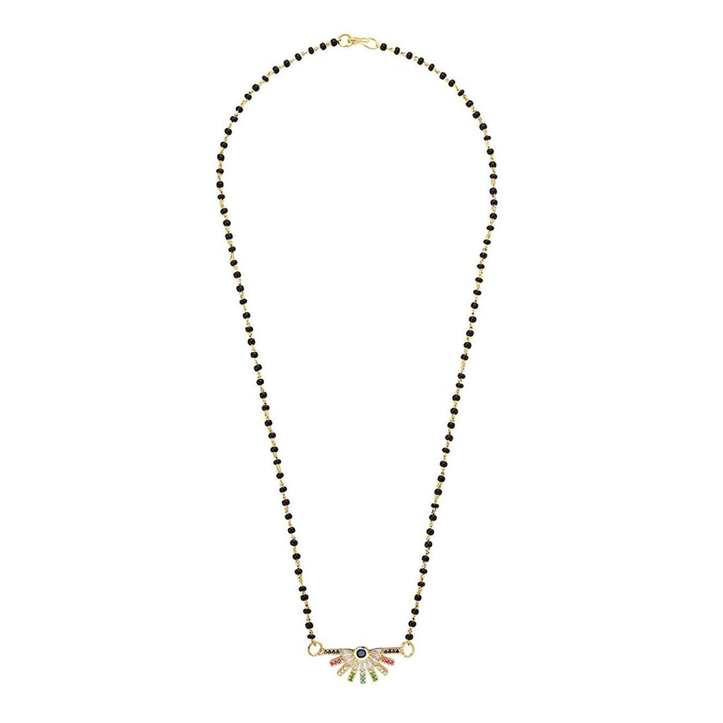 Delicate Rainbow Gold Ball Slider Expandable Mangalsutra Chain Bulk