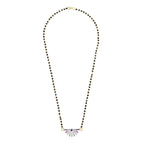 Delicate Rainbow Colourful Silver Mangalsutra Chain Necklace Bulk
