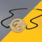Aum Om 18K Gold CZ Adjustable Mangalsutra Chain Necklace Bulk