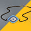 Turkish Blue Evil Eye Good Luck CZ Mangalsutra Chain Necklace Bulk