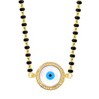 Turkish Evil Eye Nazariya Mother Of Pearl CZ Charm Mangalsutra Bulk
