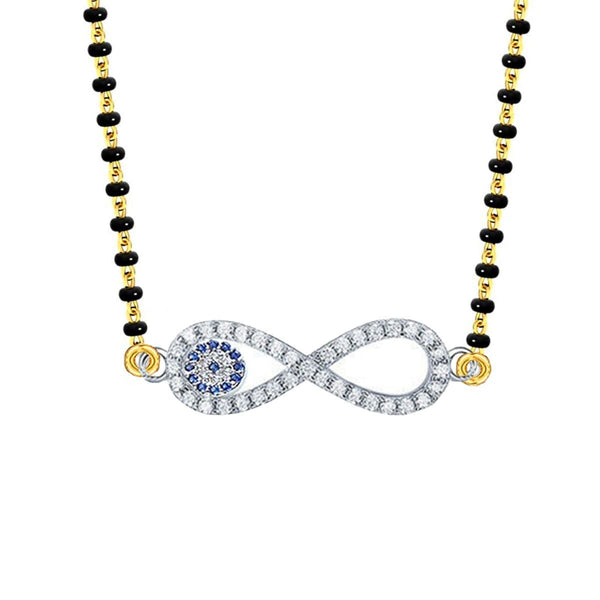Turkish Blue Evil Eye Nazariya Infinity CZ Charm Mangalsutra Bulk Secondary image