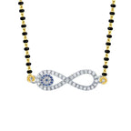 Turkish Blue Evil Eye Nazariya Infinity CZ Charm Mangalsutra Bulk