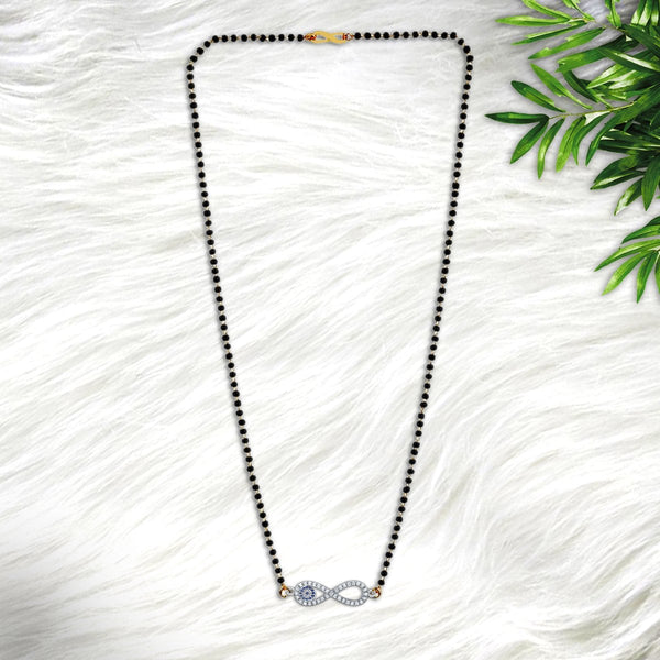 Turkish Blue Evil Eye Nazariya Infinity CZ Charm Mangalsutra Bulk Main image