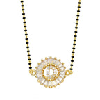 Customised Alphabet Initial Letters Baguette CZ Gold Mangalsutra Bulk