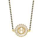 Customised Alphabet Initial Letters Baguette CZ Gold Mangalsutra Bulk