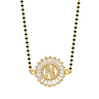 Customised Alphabet Initial Letters Baguette CZ Gold Mangalsutra Bulk