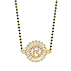 Customised Alphabet Initial Letters Baguette CZ Gold Mangalsutra Bulk