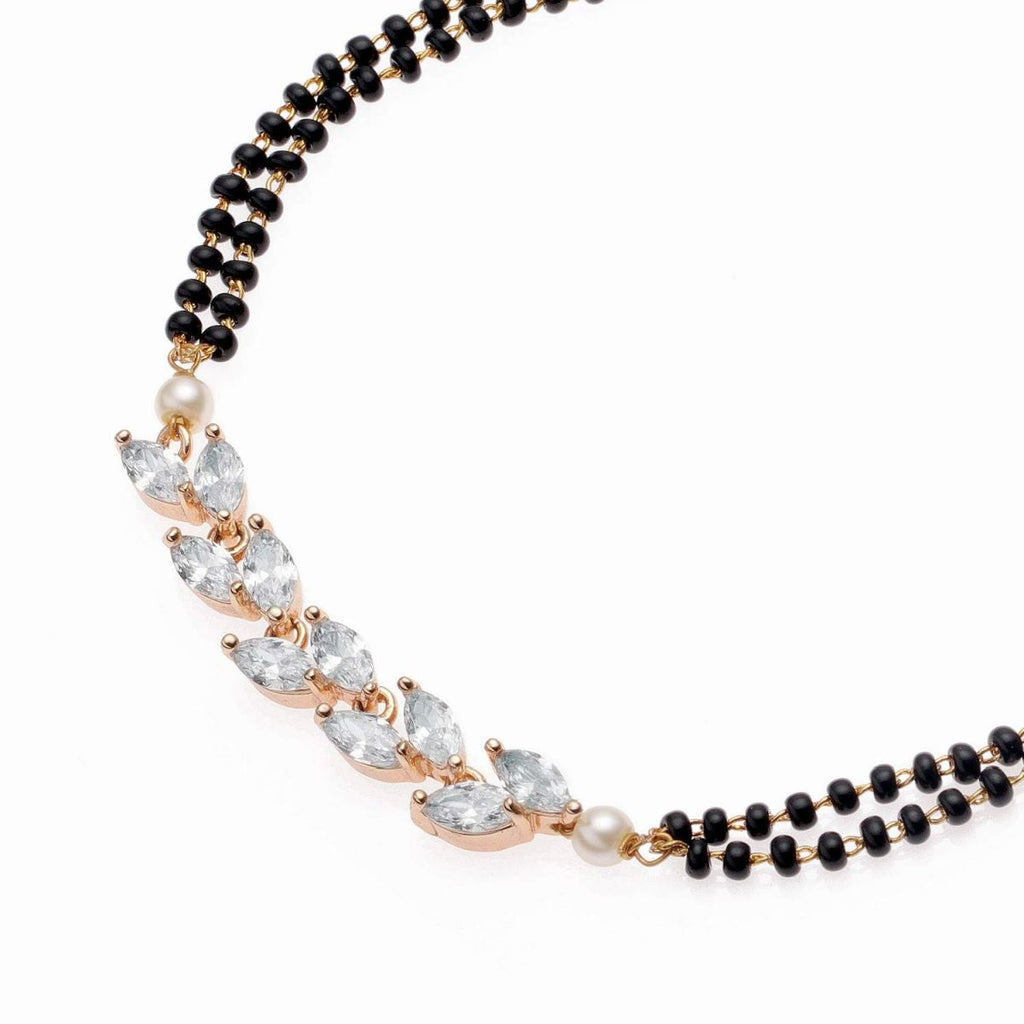 Baguette CZ Slider Expandable Hand Wrist Mangalsutra Bracelet Bulk